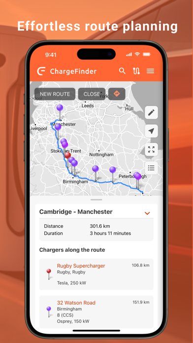 ChargeFinder: Public Charging Screenshot