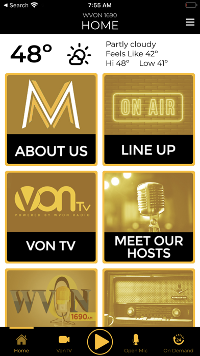 WVON 1690AM Screenshot