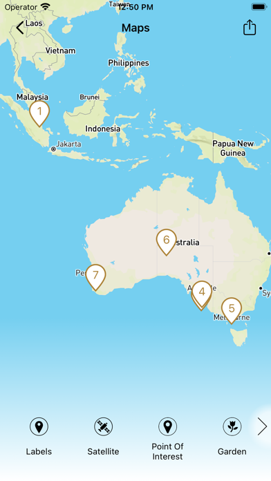 Distant Journeys Travel App Screenshot