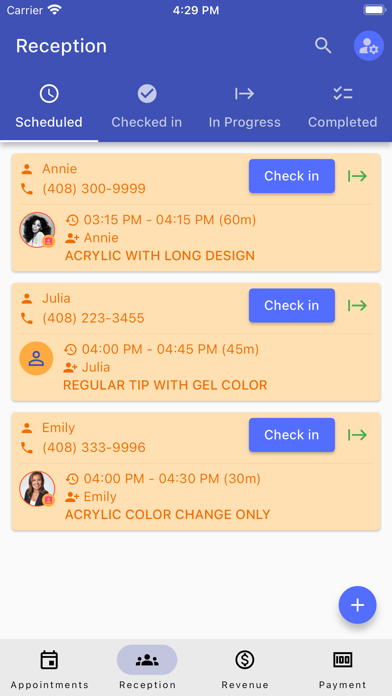 SalonXpress Screenshot