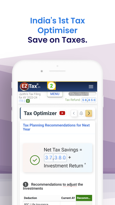 Income Tax Filing App | EZTax Screenshot