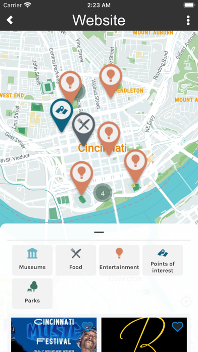 Cincy Black Travel Guide Screenshot