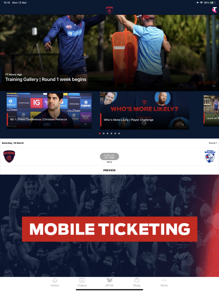 Melbourne Official App