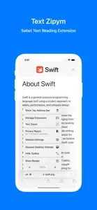 Text Zipym Reading Extension screenshot #1 for iPhone