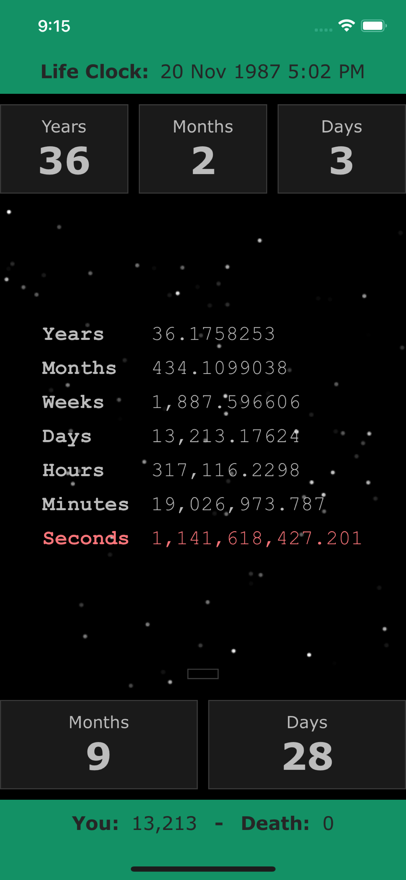 Life Clock by SDK