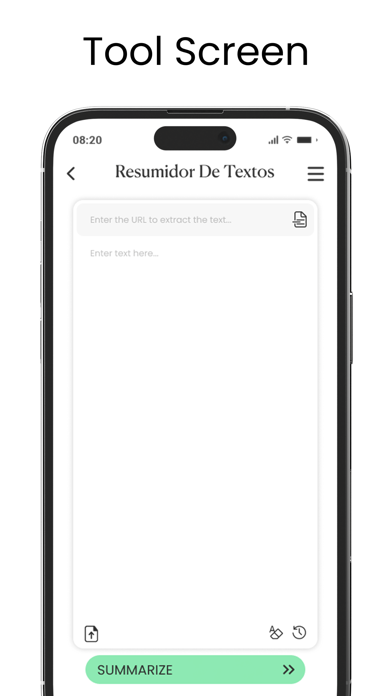 Resumidor de textos Screenshot