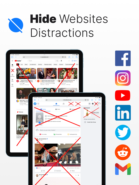 Screenshot #4 pour SocialFocus:Cacher Distraction
