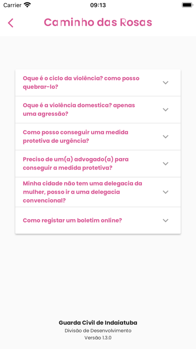 SOS Caminho das Rosas Screenshot
