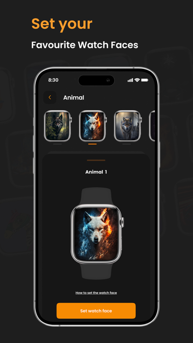 Watch Face Wallpaper App Screenshot