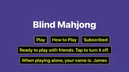 Game screenshot Blind Mahjong mod apk