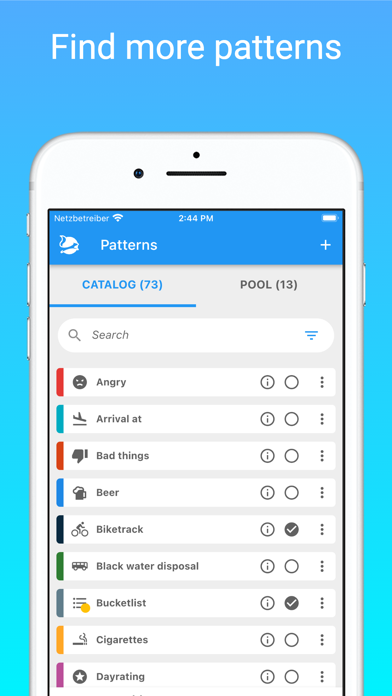 Nuggets - Structured diary Screenshot