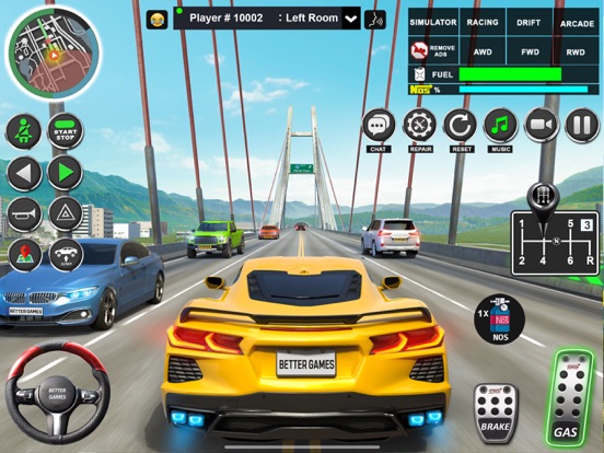 stad auto rijden school SIM 3D iPad app afbeelding 2