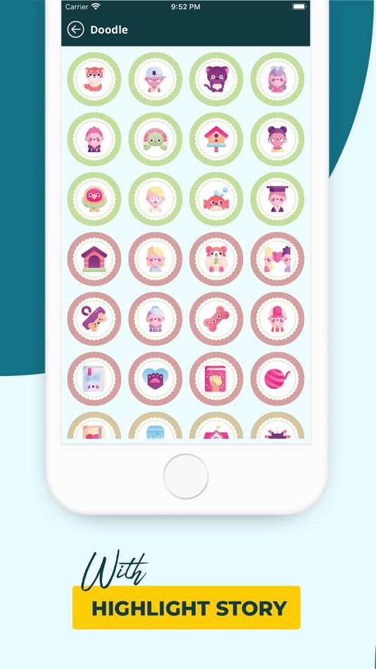 #4. Story highlight Cover Instaa (iOS) 게시자: piyush chudasama