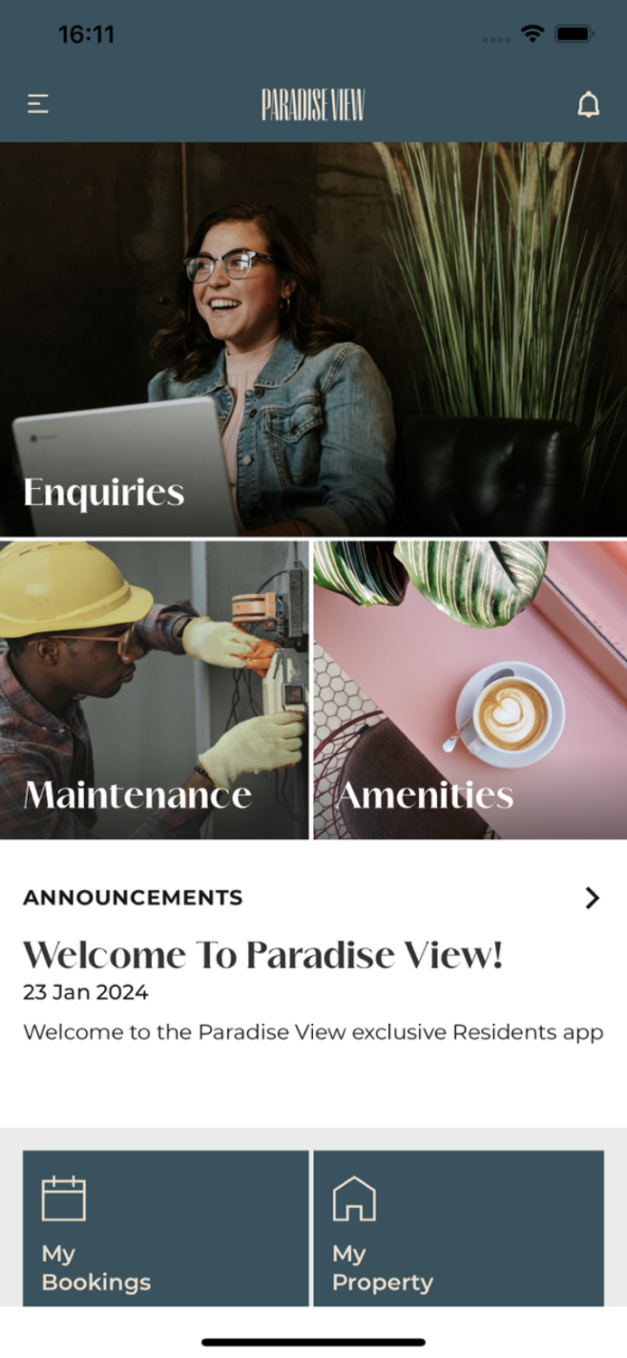 Paradise View Resident App