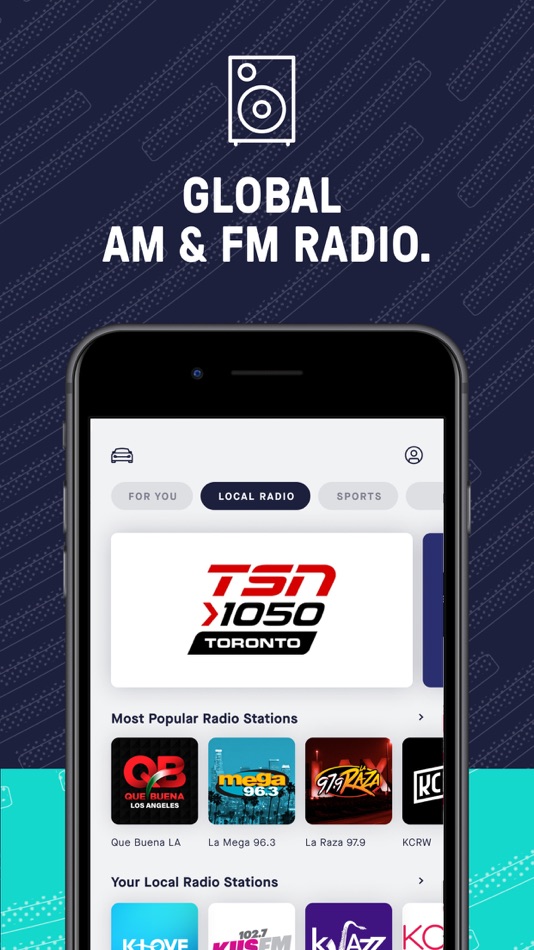 #10. TuneIn Radio: Music & Sports (iOS) 由: TuneIn