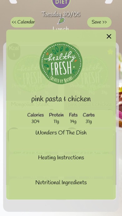 Lets Diet Healthy Food Screenshot
