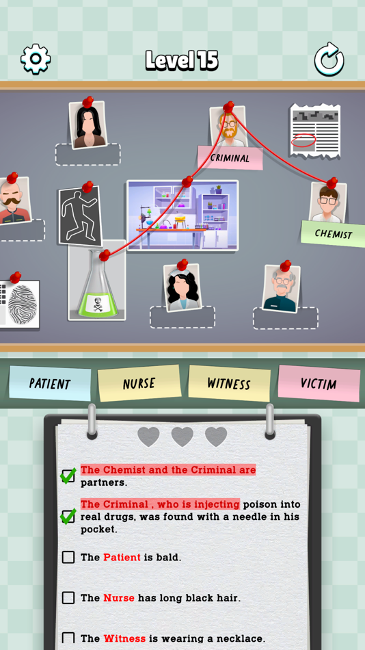 #6. Criminal Case: Logic Puzzle (iOS) Podle: ZiNKY OYUN YAZILIM ANONiM SiRKETi