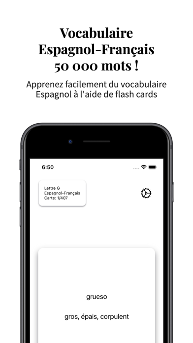 Vocabulaire Espagnol-Français Screenshot