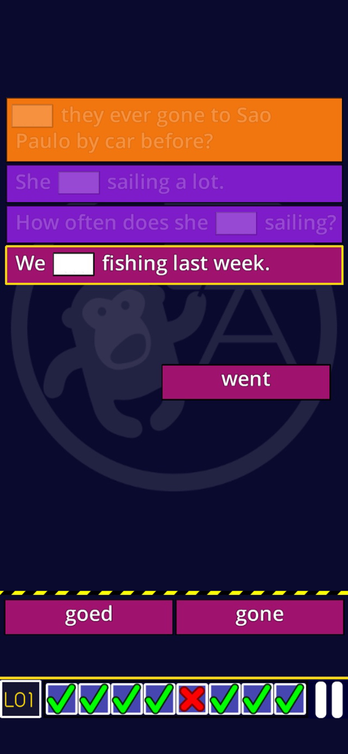 Irregular English Verb Smash