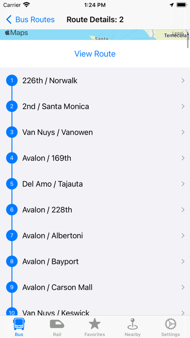 LA Metro & Bus Screenshot