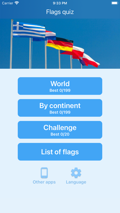 Flags of the countries - Quiz