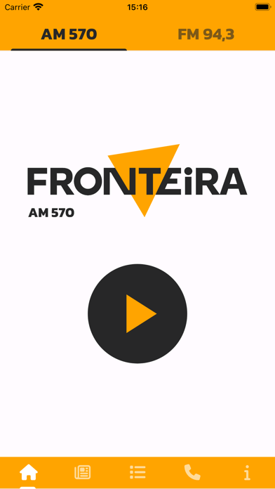 Radio Fronteira Screenshot