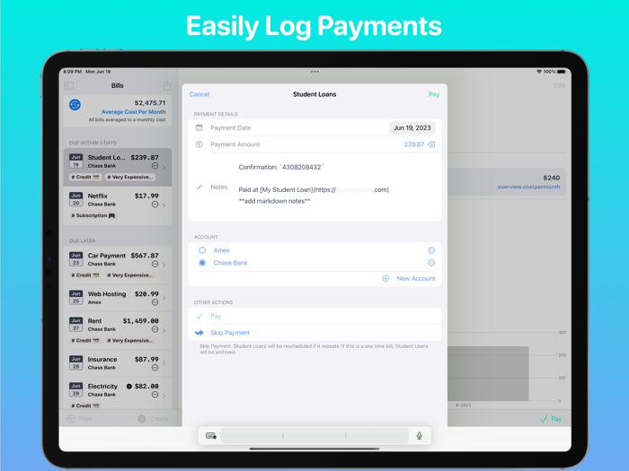 Bills io - Track Your Expenses