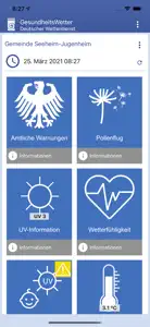 GesundheitsWetter screenshot #3 for iPhone