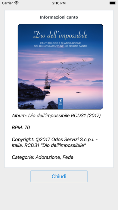 Screenshot #3 pour Dio della mia Lode