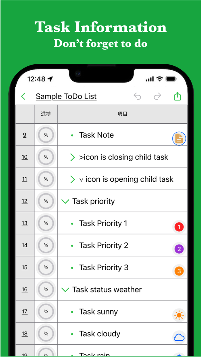 Smart Todo - hierarchy task