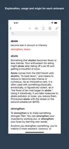 English Synonym and Antonym screenshot #5 for iPhone