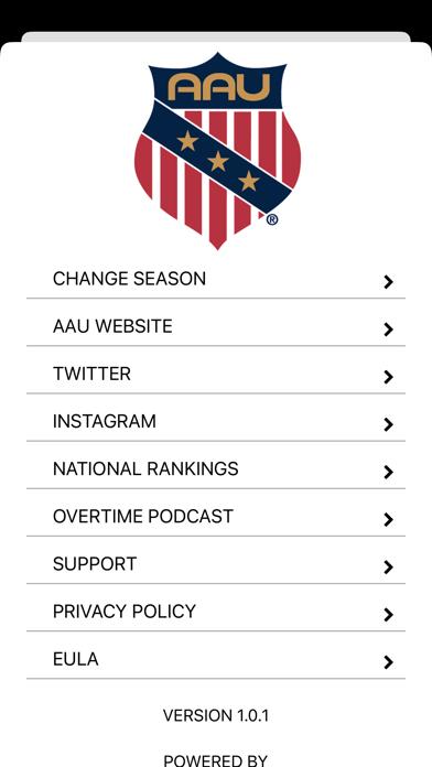 AAU College Hockey Screenshot