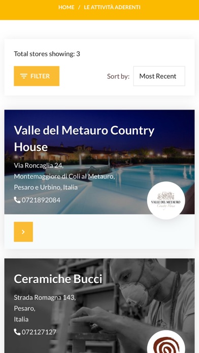 Terre d'Italy Shopping Screenshot
