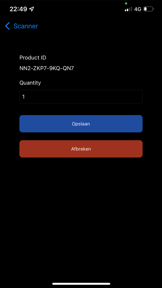 #2. Van Mierlo - Barcode Scanner (iOS) 由: Thom van de Vin