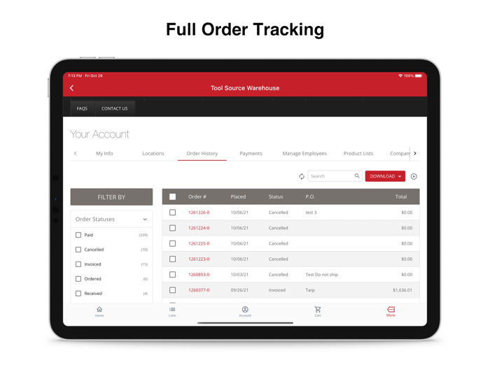 Tool Source Warehouse
