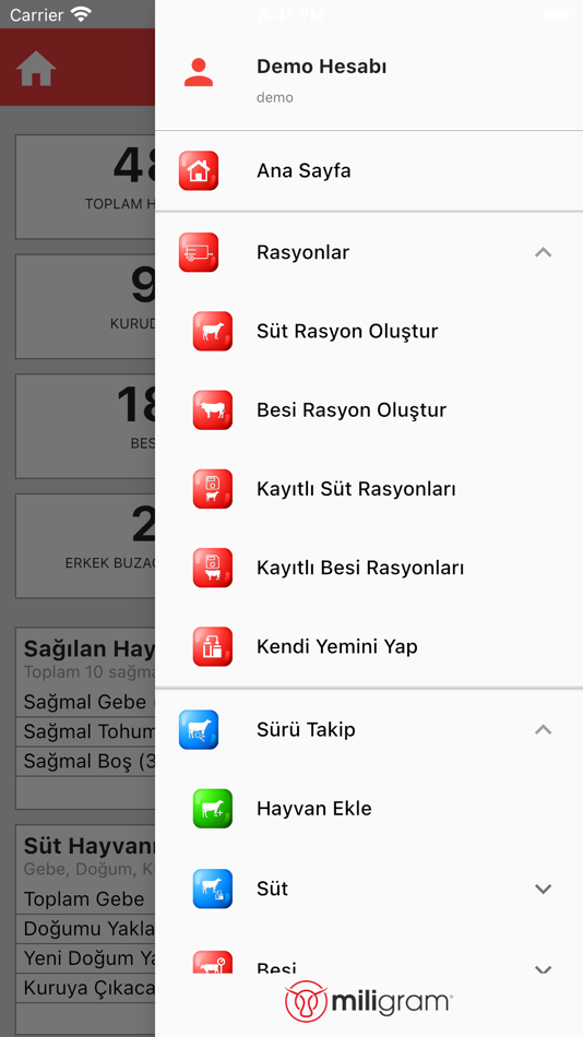#3. Miligram Sürü Yönetim Programı (iOS) 由: Miligram Ltd