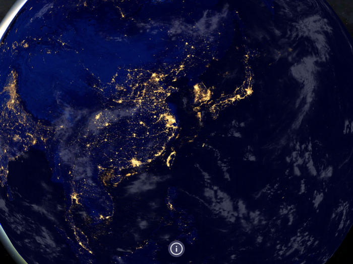 3D Earth and moon sun and stars
