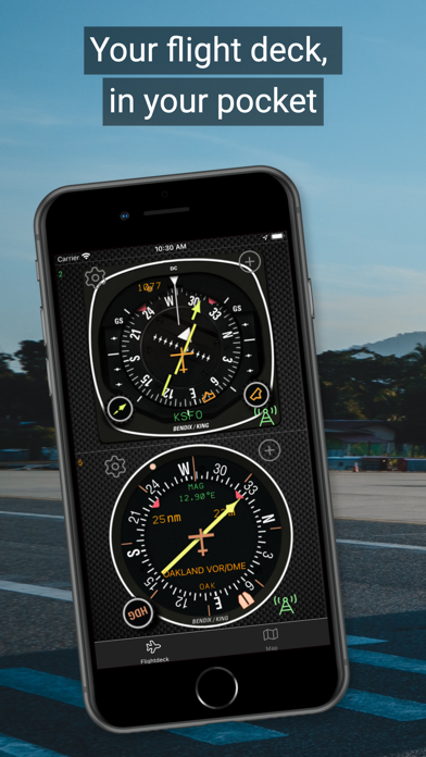 fDeck: flight instruments Screenshot