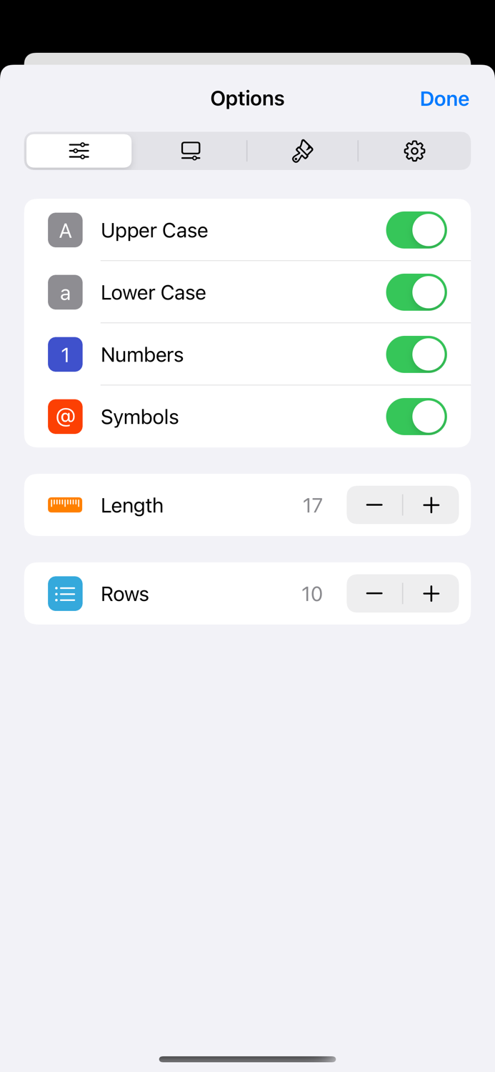 Sklv Password Generator