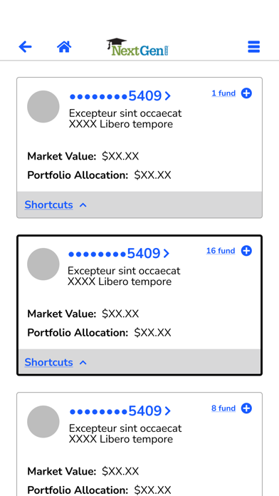 NextGen 529 Screenshot