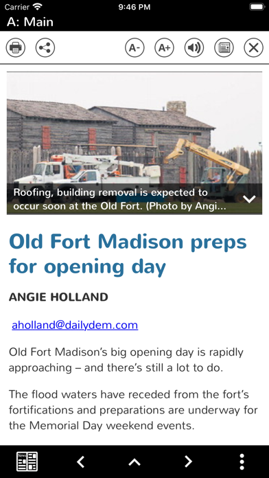 Fort Madison Daily Democrat Screenshot