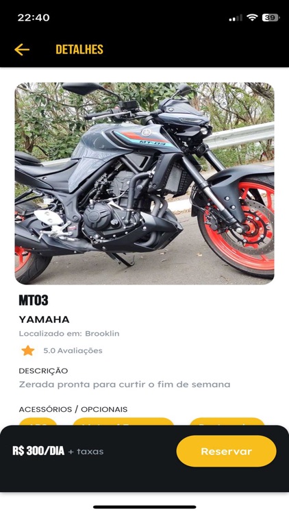 Pick My Ride *Aluguel de Motos