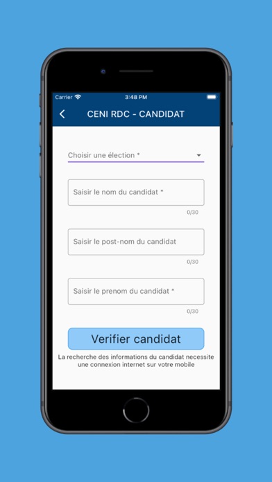 CENI RDC Mobile Screenshot