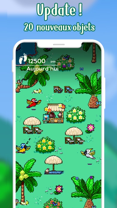 Screenshot #1 pour Pixsteps: Gamified Pedometer