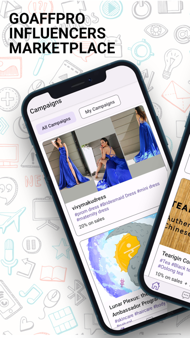 Goaffpro: Influencer Marketing Screenshot
