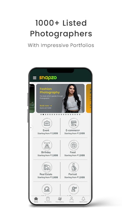 Snapzo - Book A Photographer Screenshot