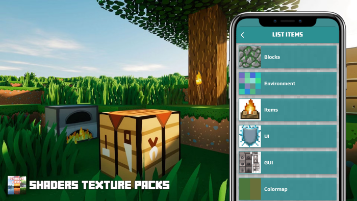 Shaders Texture Packs for MCPE