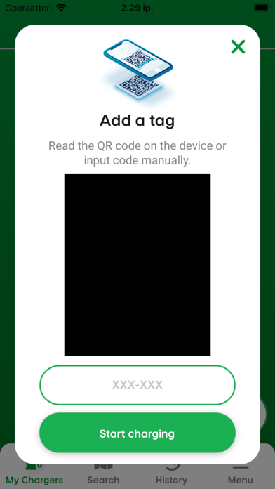 Parking Energy App Screenshot