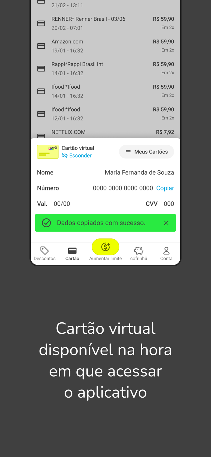novücard - Cartão de Crédito