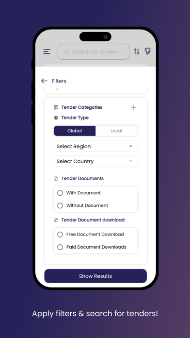 Purchasebids Screenshot